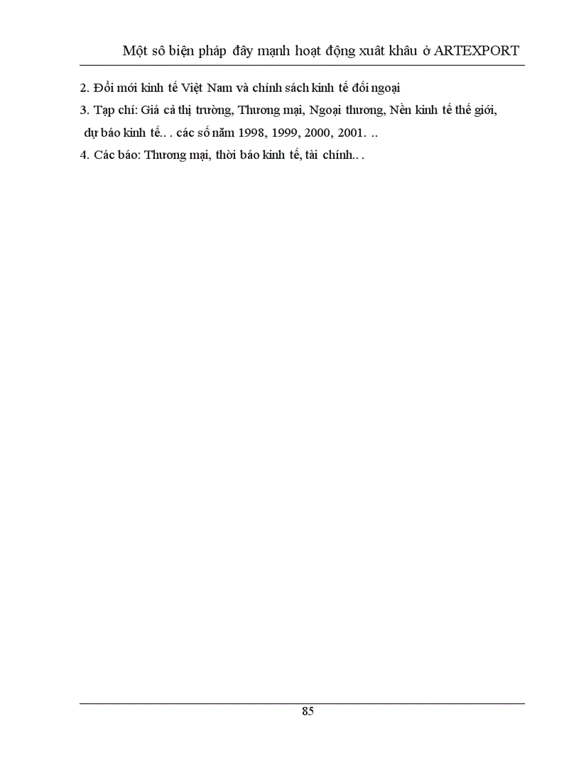 image for page Một số biện pháp đẩy mạnh hoạt động xuất khẩu ở ARTEXPORT