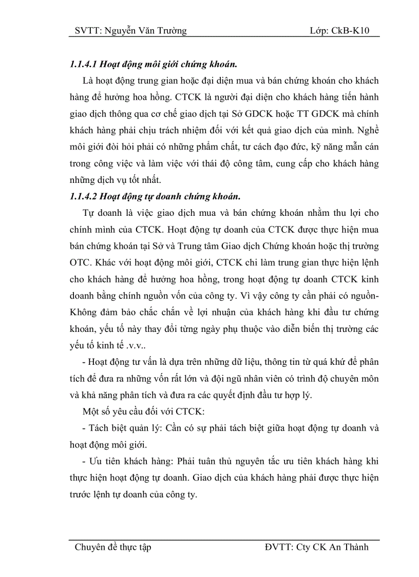 image for page Nâng cao hiệu quả hoạt động môi giới tại Công ty cổ phần chứng khoán An Thành Trong thời gian thực tập em