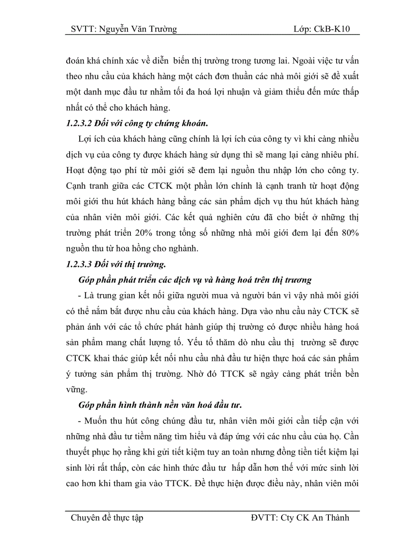 image for page Nâng cao hiệu quả hoạt động môi giới tại Công ty cổ phần chứng khoán An Thành Trong thời gian thực tập em