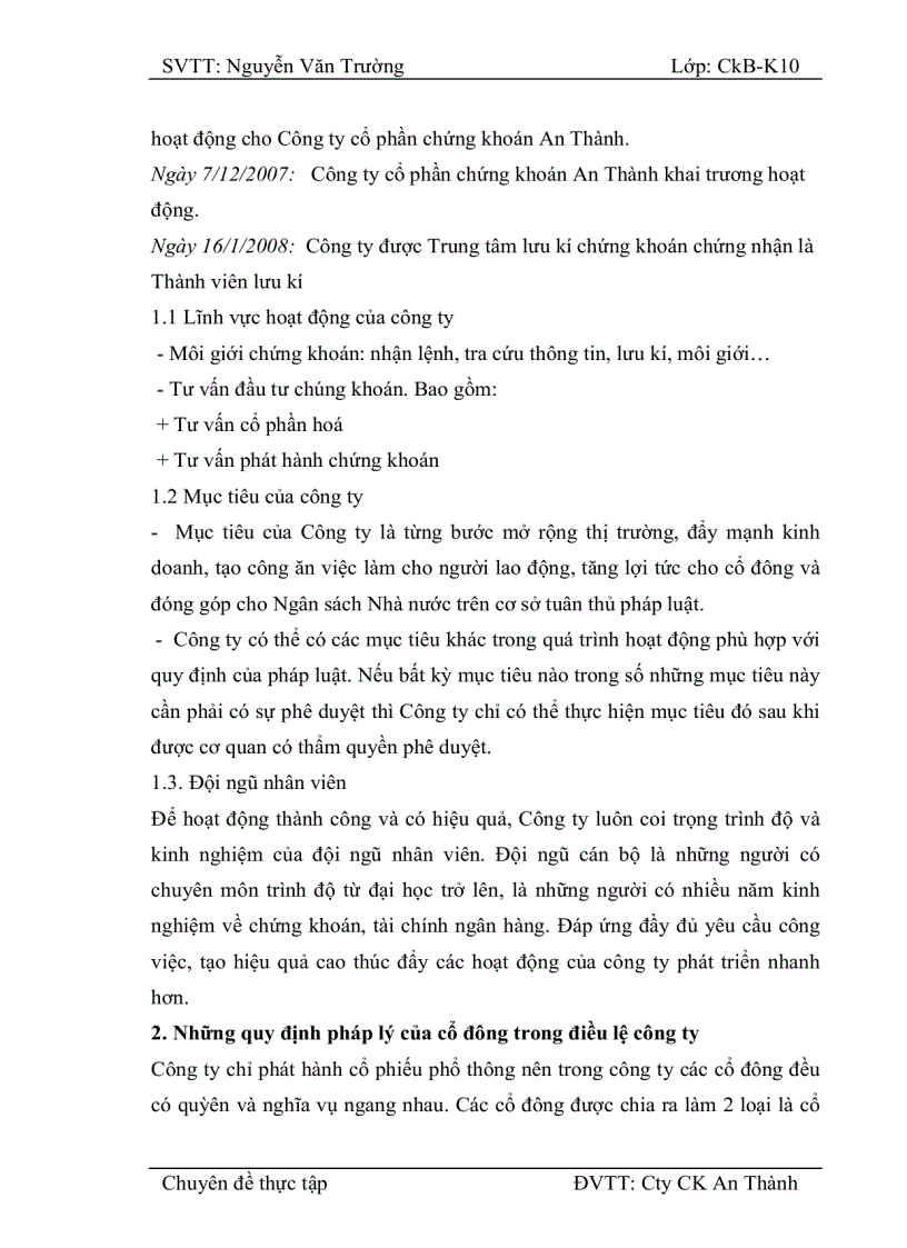 image for page Nâng cao hiệu quả hoạt động môi giới tại Công ty cổ phần chứng khoán An Thành Trong thời gian thực tập em
