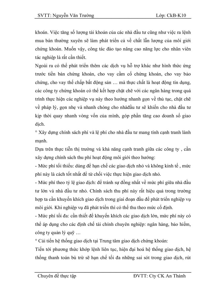 image for page Nâng cao hiệu quả hoạt động môi giới tại Công ty cổ phần chứng khoán An Thành Trong thời gian thực tập em