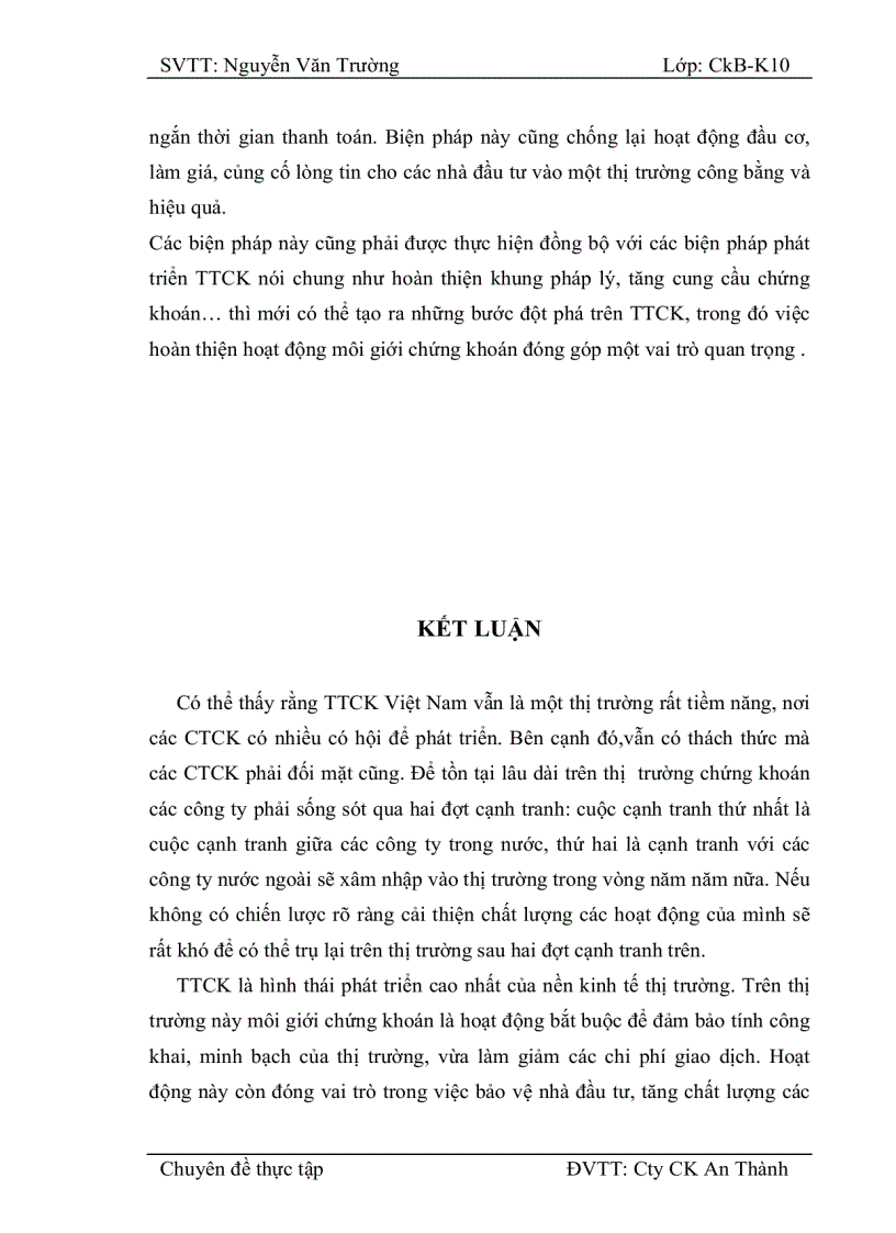 image for page Nâng cao hiệu quả hoạt động môi giới tại Công ty cổ phần chứng khoán An Thành Trong thời gian thực tập em