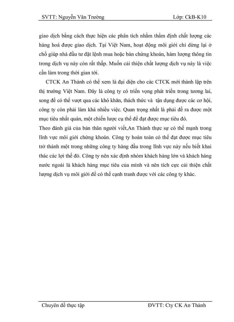 image for page Nâng cao hiệu quả hoạt động môi giới tại Công ty cổ phần chứng khoán An Thành Trong thời gian thực tập em
