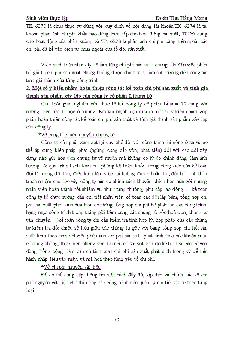 image for page Hoàn thiện công tác kế toán tập hợp chi phí sản xuất và tính giá thành sản phẩm xây lắp tại công ty cổ phần LiLaMa 10