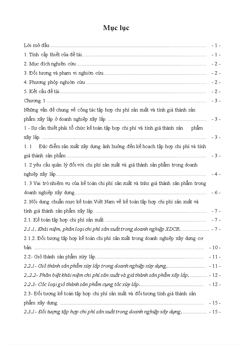 image for page Hoàn thiện công tác kế toán tập hợp chi phí sản xuất và tính giá thành sản phẩm xây lắp tại công ty cổ phần LiLaMa 10