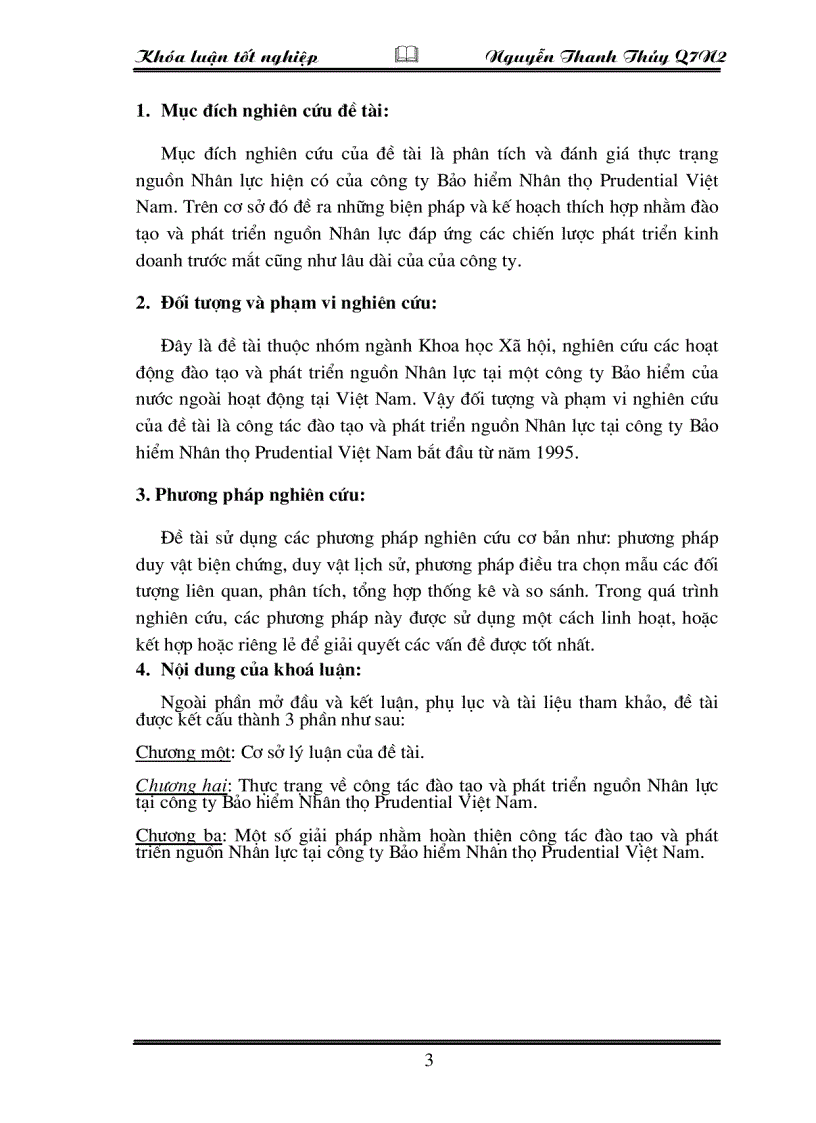 image for page Thực trạng và một số giải pháp nhằm hoàn thiện công tác đào tạo và phát triển nguồn Nhân lực trong công ty Bảo hiểm Nhân thọ Prudential Việt Nam