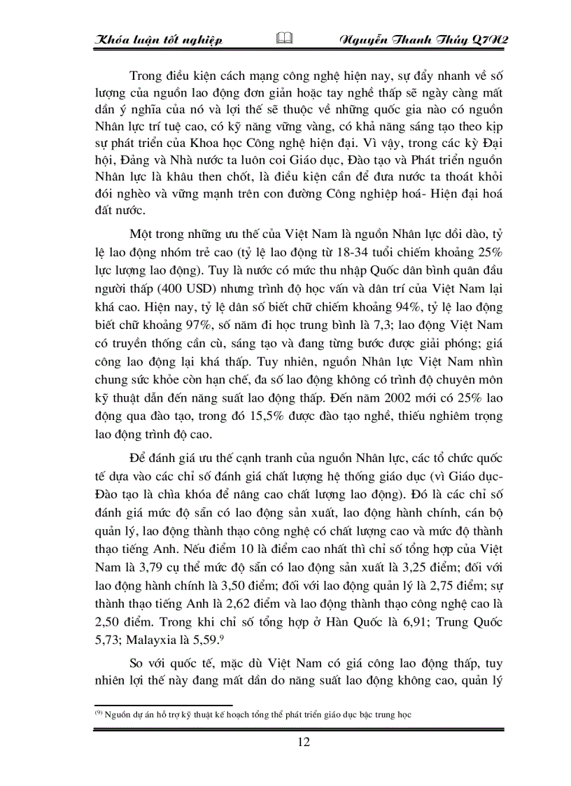 image for page Thực trạng và một số giải pháp nhằm hoàn thiện công tác đào tạo và phát triển nguồn Nhân lực trong công ty Bảo hiểm Nhân thọ Prudential Việt Nam