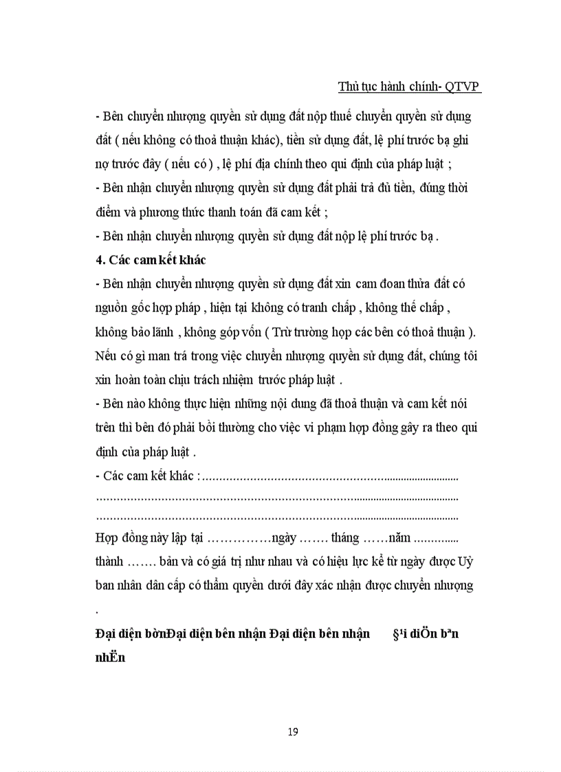 image for page Thủ tục hành chính liên quan đến vấn đề chuyển nhươợng quyền sử dụng đất