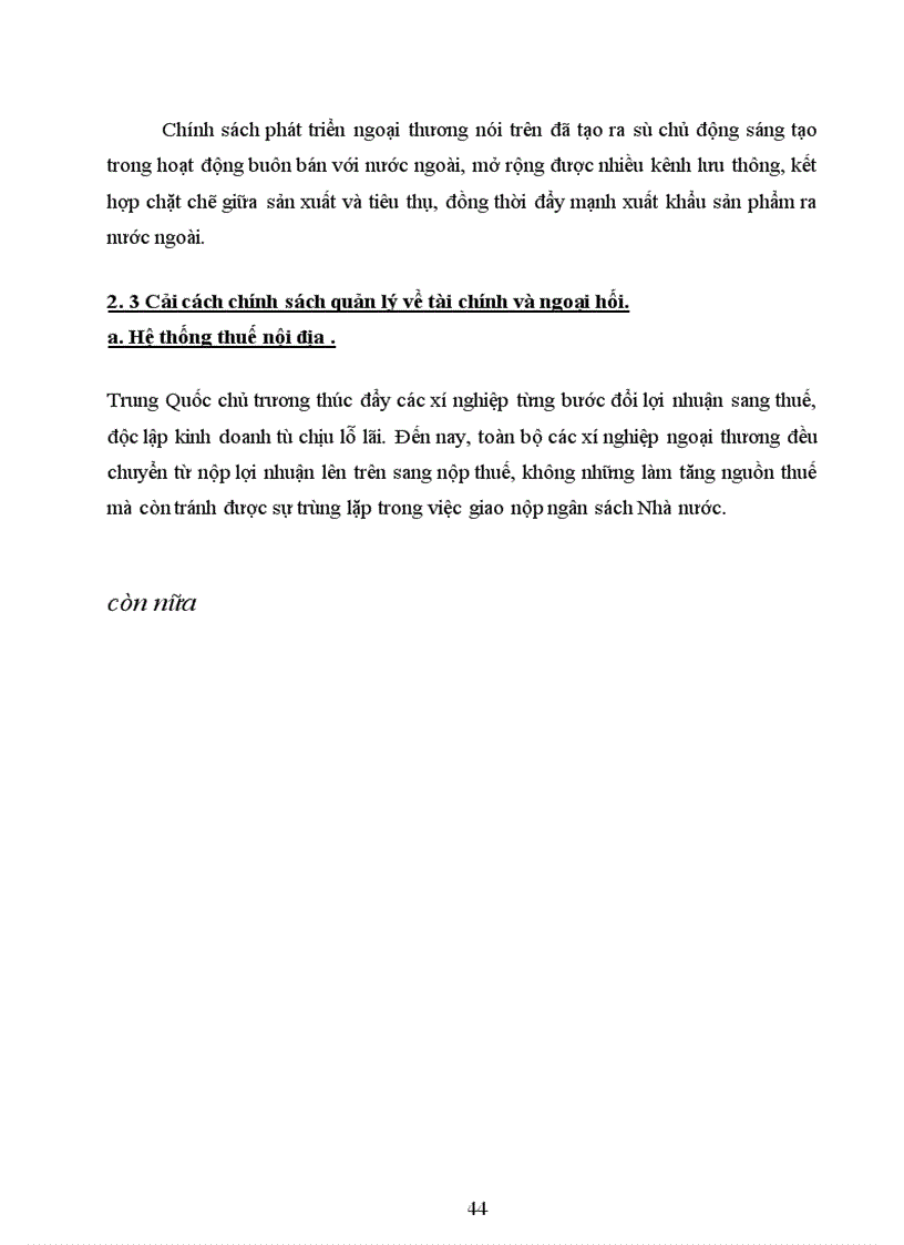 image for page Chính sách ngoại thương của Trung Quốc - Bài học kinh nghiệm đối với phát triển ngoại thương của Việt Nam