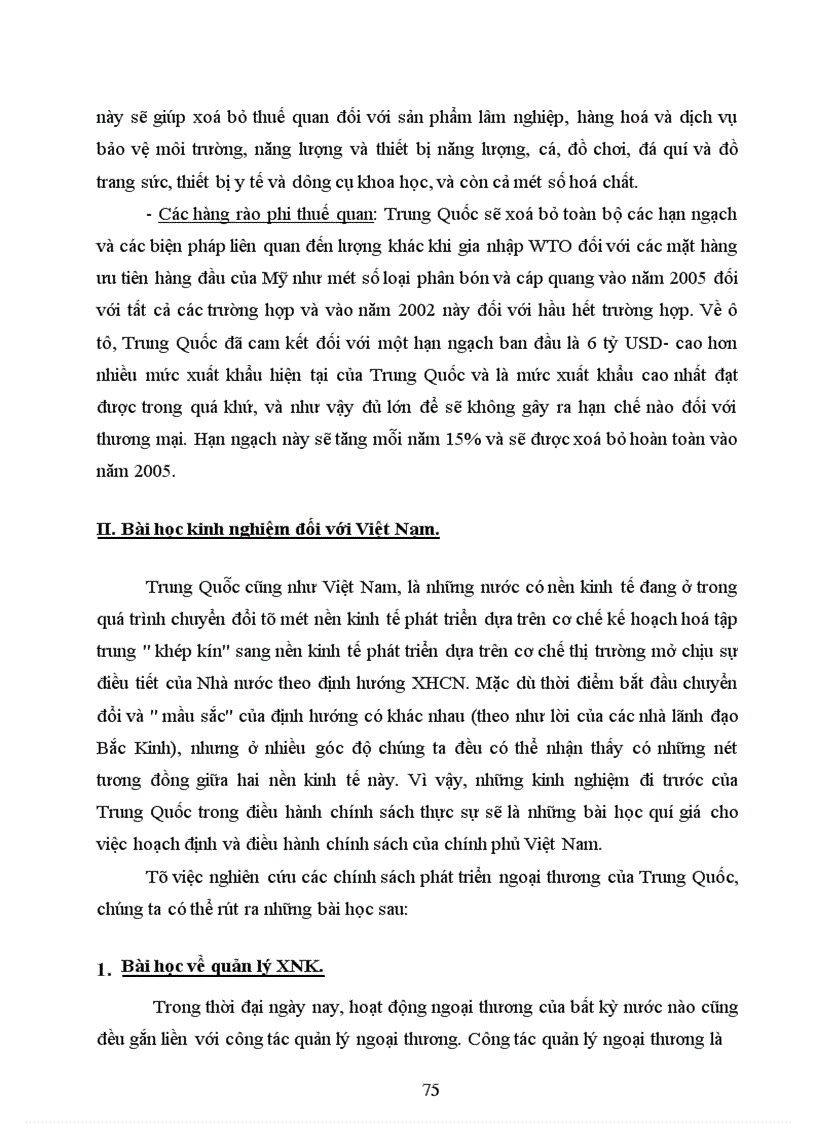 image for page Chính sách ngoại thương của Trung Quốc - Bài học kinh nghiệm đối với phát triển ngoại thương của Việt Nam