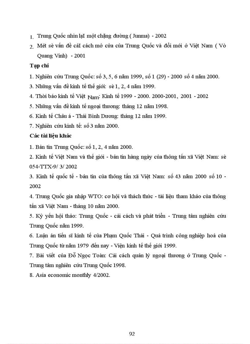 image for page Chính sách ngoại thương của Trung Quốc - Bài học kinh nghiệm đối với phát triển ngoại thương của Việt Nam