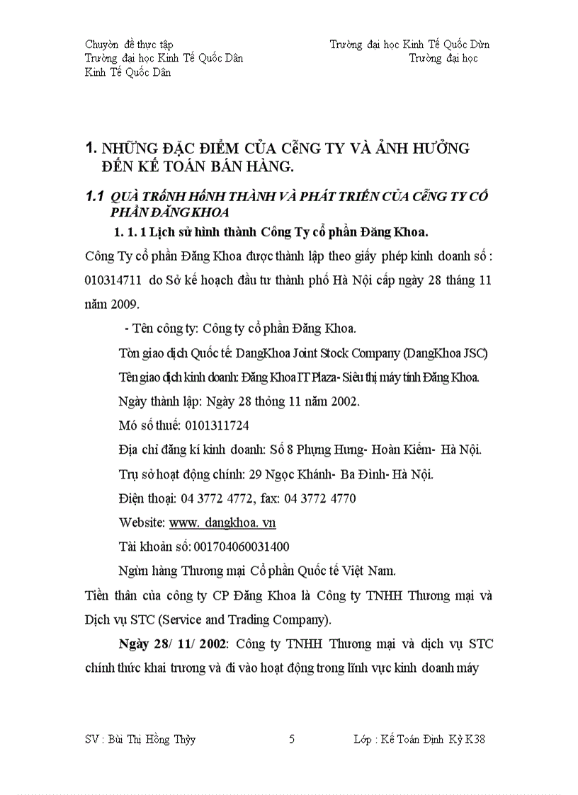image for page Hoàn thiện kế toán bán hàng tại Công Ty cổ phần Đăng Khoa