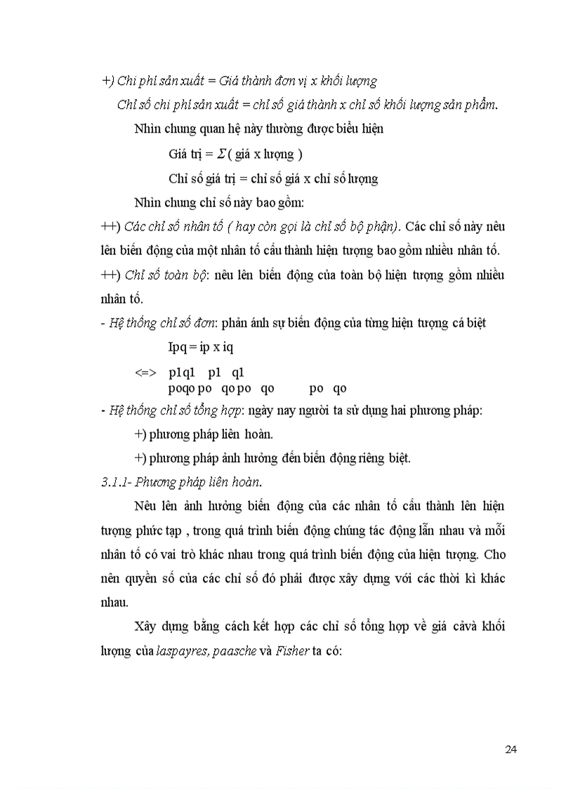 image for page Vận dụng phương pháp chỉ số để phân tích doanh thu của công ty trách nhiệm hữu hạn Việt Phương
