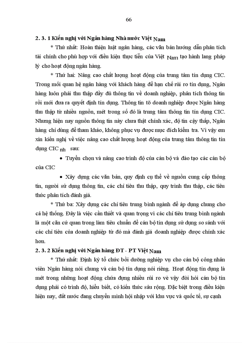 image for page Một số giải pháp hoàn thiện công tác phân tích tài chính doanh nghiệp phục vụ cho hoạt động tín dụng tại Ngân hàng ĐT-PT Hà Tây