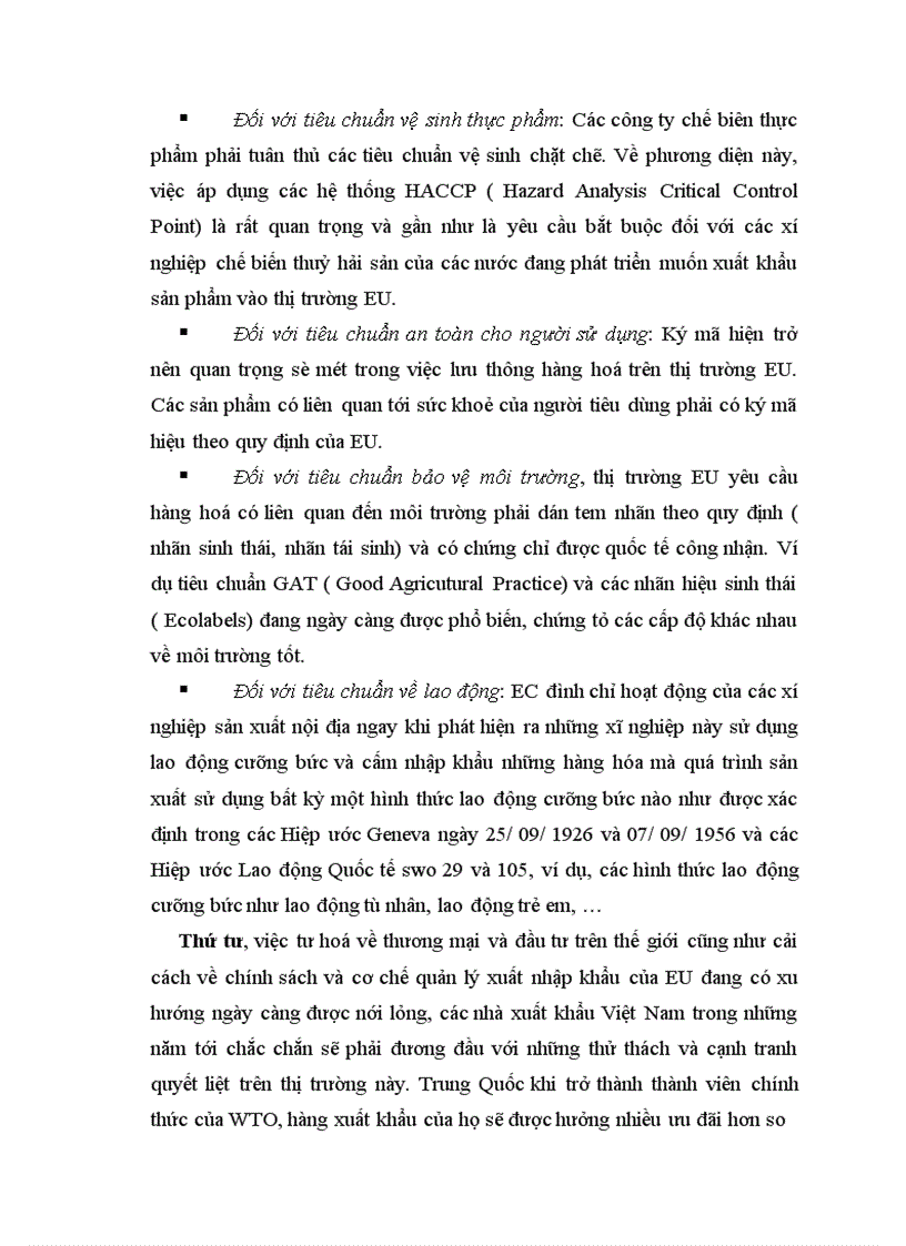 image for page Định hướng và giải pháp đẩy mạnh xuất khẩu thuỷ sản của Việt Nam vào thị trường EU trong giai đoạn 2005-2010