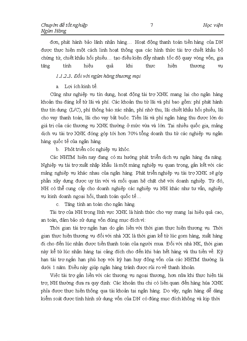 image for page Giải pháp nâng cao chất lượng hoạt động tài trợ xuất nhập khẩu đối với Ngân hàng TMCP xuất nhập khẩu Việt Nam – chi nhánh Hà Nội