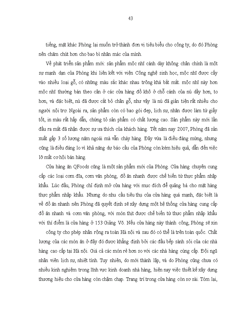 image for page Nghiên cứu hành vi người tiêu dùng đồ ăn nhanh để phát triển chuỗi cửa hàng QFoods tại Hà nội
