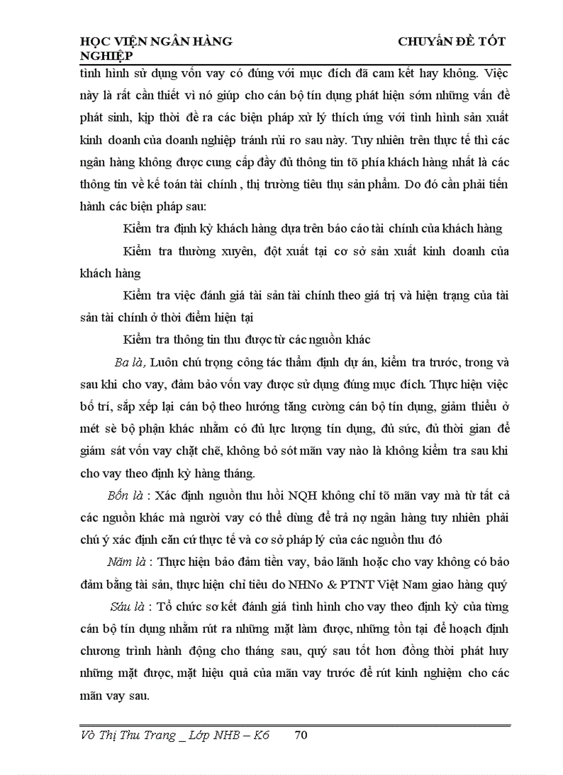 image for page Giải pháp nâng cao chất lượng tín dụng tại chi nhánh NHNo&PTNT Quận Thanh Xuân