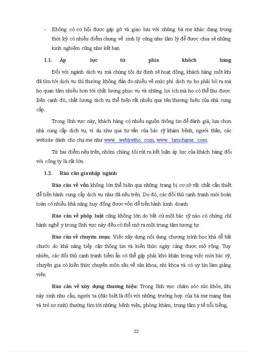 image for page Kế hoạch triển khai dự án trung tâm cao cấp chuyên tổ chức các khóa học buổi dành cho các bà bầu