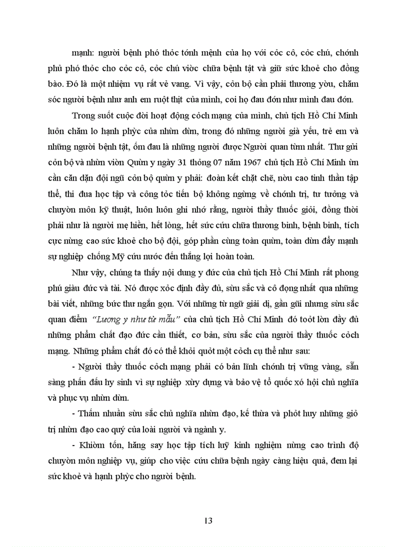 image for page Tư tưởng hồ chí minh về đạo đức của người thầy thuốc cách mạng và vấn đề giáo dục y đức trong giai đoạn cách mạng hiện nay