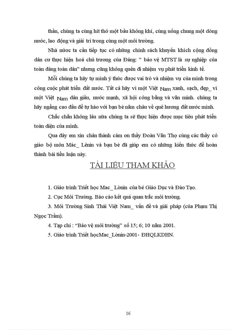 image for page Sự thống nhất giữa phát triển kinh tế và bảo vệ môi trường sinh thái ở nước ta hiện nay