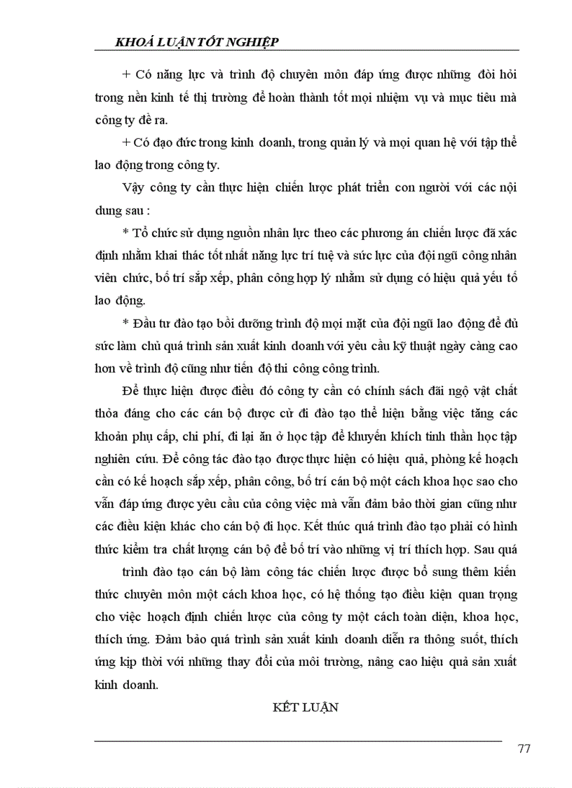 image for page Một số giải pháp hoạch định chiến lược kinh doanh ở Công ty Xây dựng 699