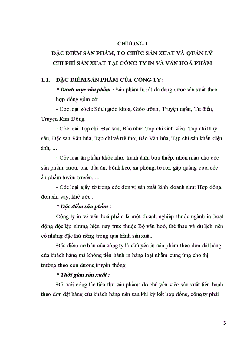 image for page Hoàn thiện kế toán chi phí sản xuất và tính giá thành sản phẩm tại Công ty In và Văn hoá phẩm