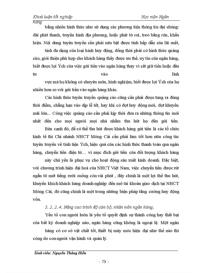 image for page Giải pháp nâng cao hiệu quả huy động vốn tại chi nhánh Ngân hàng công thương Móng Cái – Quảng Ninh