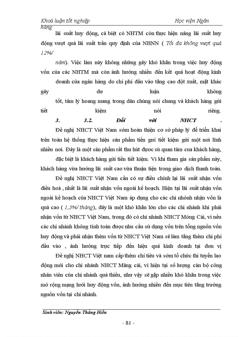 image for page Giải pháp nâng cao hiệu quả huy động vốn tại chi nhánh Ngân hàng công thương Móng Cái – Quảng Ninh