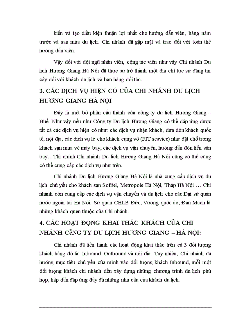 image for page Kết quả kinh doanh trong thời gian qua của Chi nhánh Du lịch Hương Giang Hà Nôi