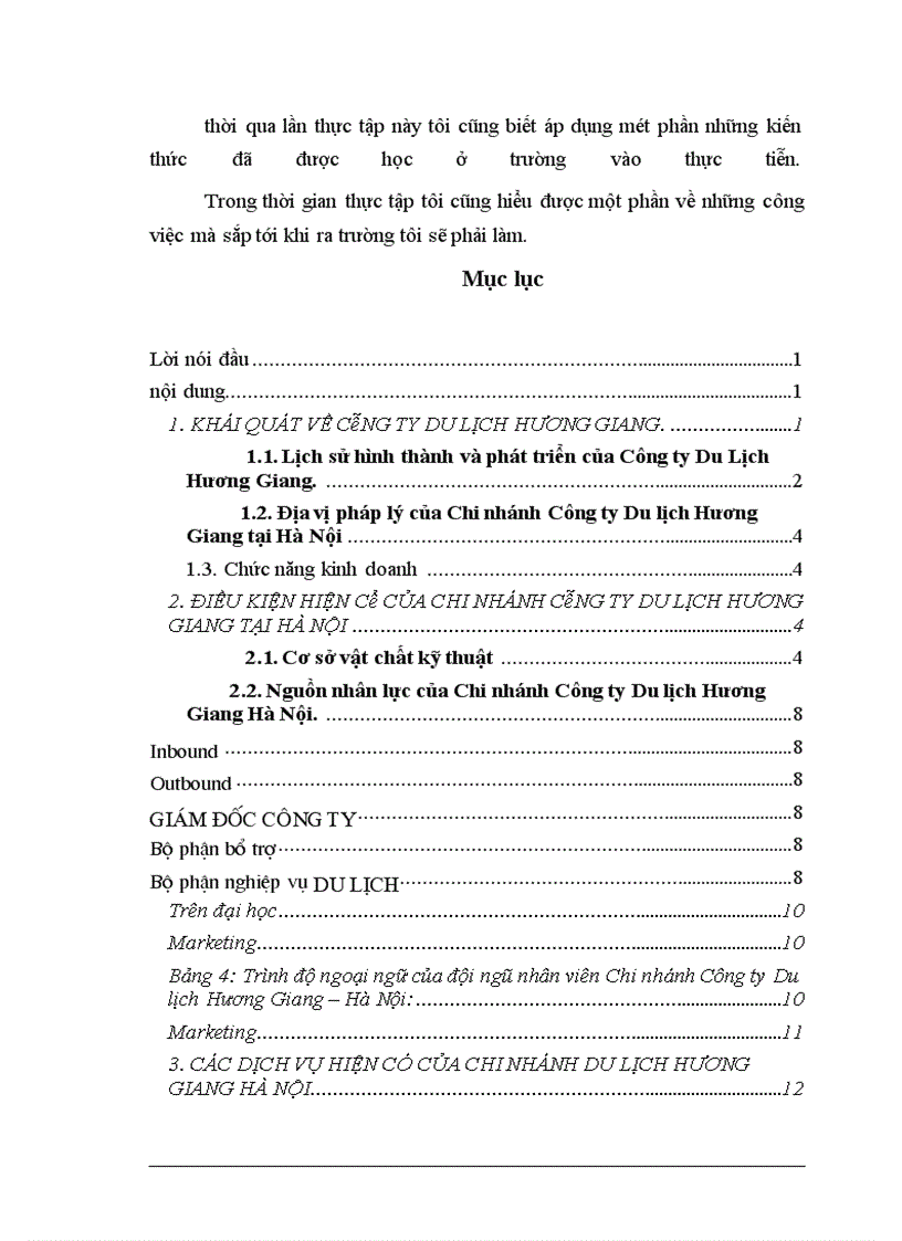 image for page Kết quả kinh doanh trong thời gian qua của Chi nhánh Du lịch Hương Giang Hà Nôi