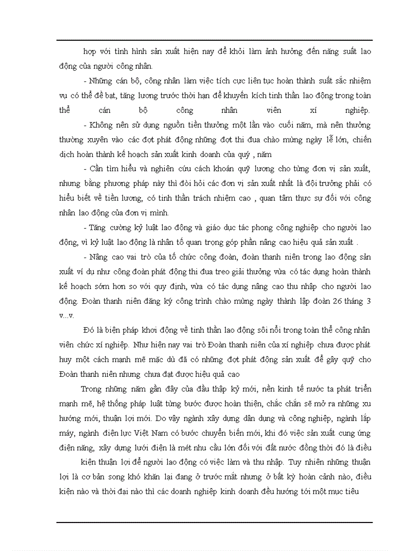 image for page Côngtác tiền lương và các khoản trích theo lương tại xí nghiệp lắp máy và xây dựng thuỷ điện