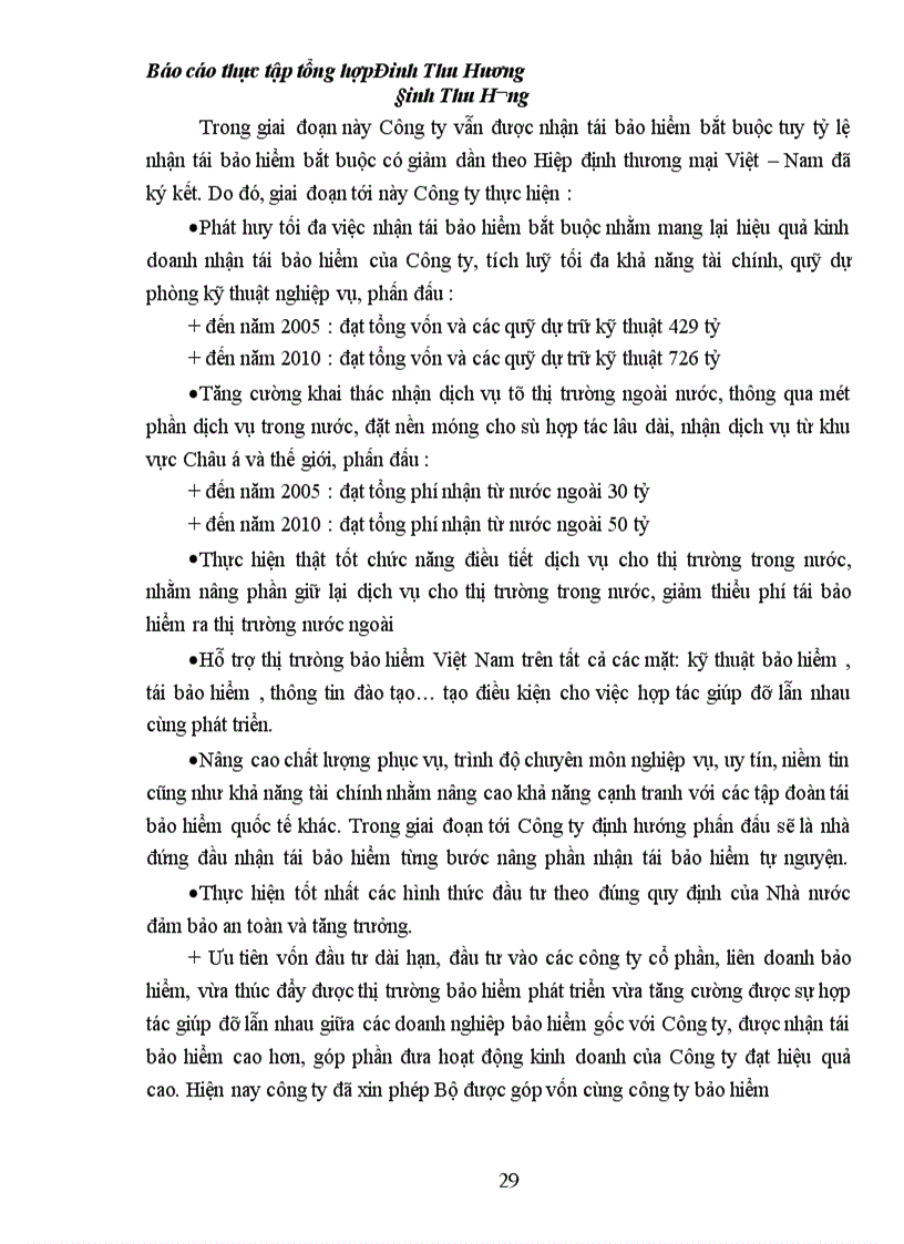 image for page Tình hình hoạt động của Công ty Tái bảo hiểm quốc gia Việt Nam VINARE