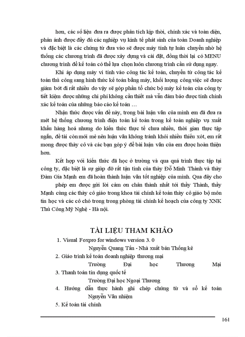 image for page Ứng dụng máy vi tính trong kế toán nghiệp vụ xuất khẩu tại công ty XNK Thủ Công Mỹ Nghệ - Hà nội
