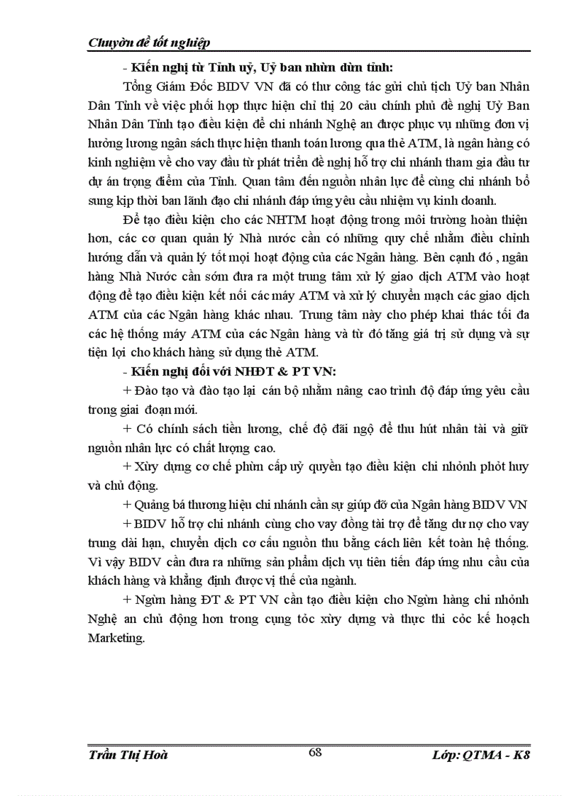 image for page Hoàn thiện chiến lược khách hàng của Ngân hàng Đầu Tư và Phát Triển Việt Nam chi nhánh Nghệ An
