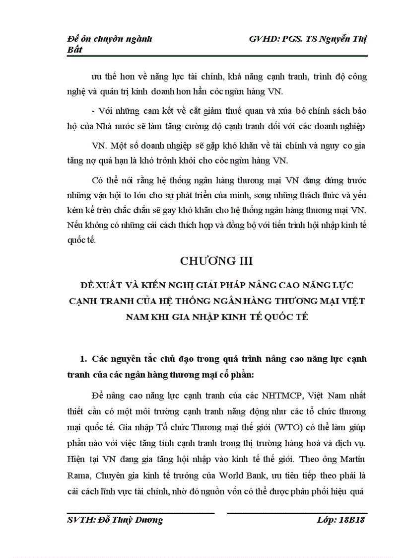 image for page Các giải pháp nhằm nâng cao khả năng cạnh tranh của Ngân hàng thương mại Việt Nam để tham gia hội nhập kinh tế tài chính khu vực và thế giới