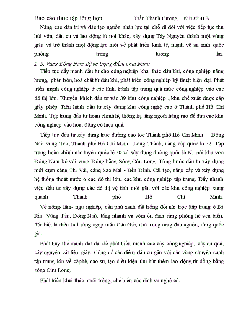 image for page Báo cáo thực tập tại Bộ Kế hoạch và đầu tư và Vụ kinh tế địa phương và lãnh thổ