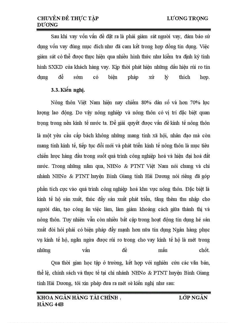 image for page Giải pháp nâng cao chất lượng tín dụng hộ sản xuất tại chi nhánh Ngân hàng nông nghiệp phát triển nông thôn huyện Bình Giang tỉnh Hải Dương
