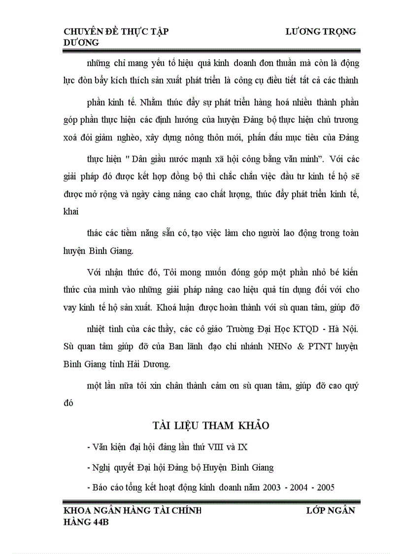image for page Giải pháp nâng cao chất lượng tín dụng hộ sản xuất tại chi nhánh Ngân hàng nông nghiệp phát triển nông thôn huyện Bình Giang tỉnh Hải Dương