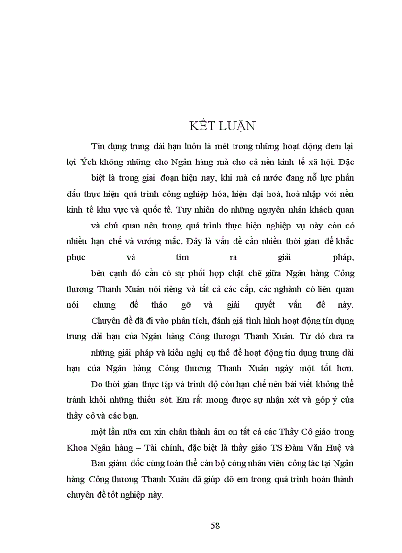 image for page Giải pháp nâng cao chất lượng tín dụng trung và dài hạn tại Ngân hàng Công thương Thanh Xuân