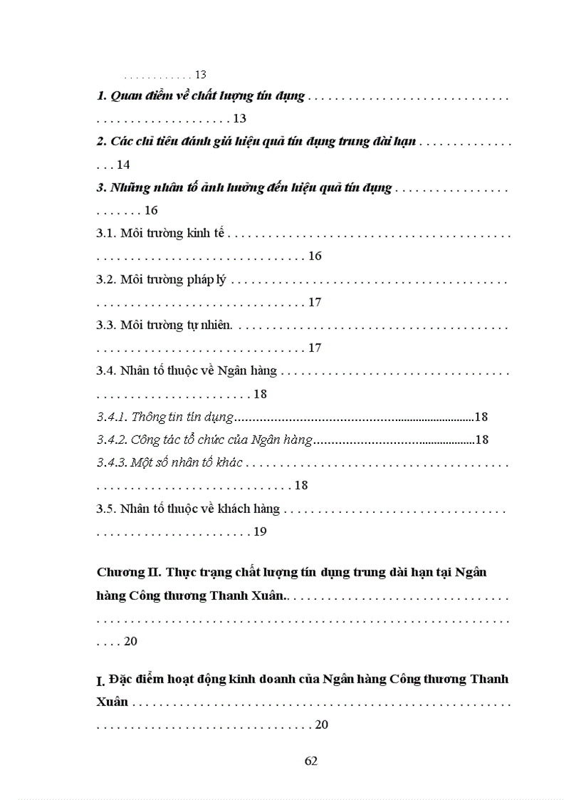 image for page Giải pháp nâng cao chất lượng tín dụng trung và dài hạn tại Ngân hàng Công thương Thanh Xuân