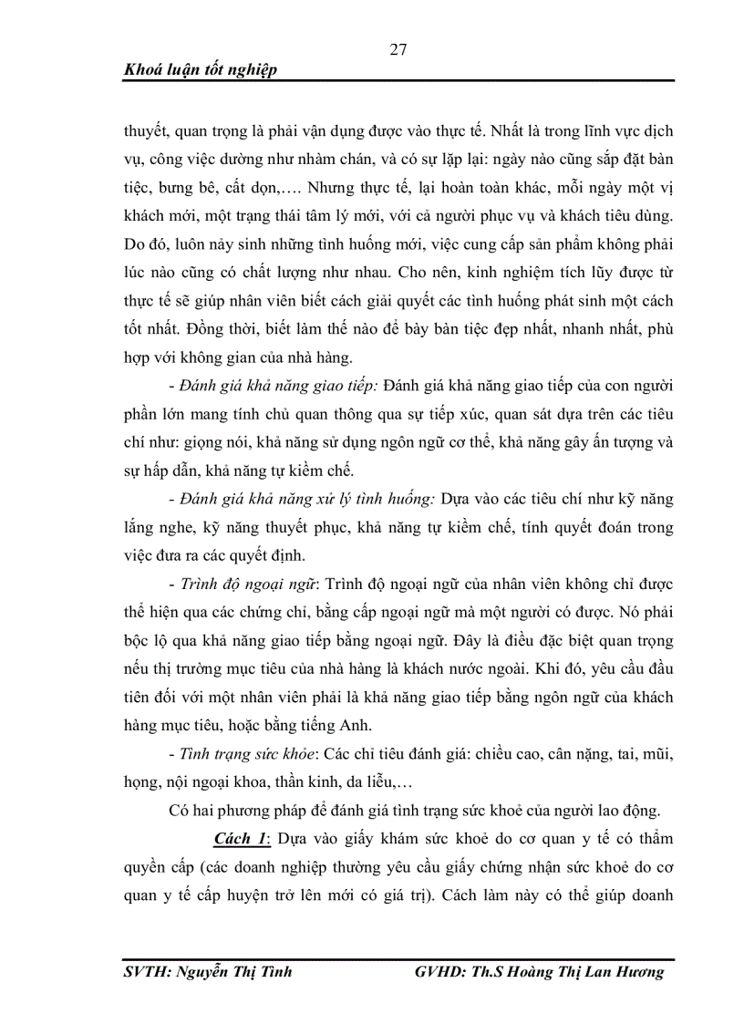 image for page Một số giải pháp nhằm hoàn thiện chất lượng đội ngũ nhân viên phục vụ trực tiếp tại các nhà hàng Hoa Sen của công ty cổ phần du lịch Kim Liên