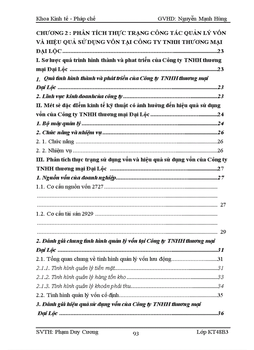 image for page Giải pháp nâng cao hiệu quả công tác quản lý và sử dụng vốn tại công ty TNHH thương mại Đại Lộc