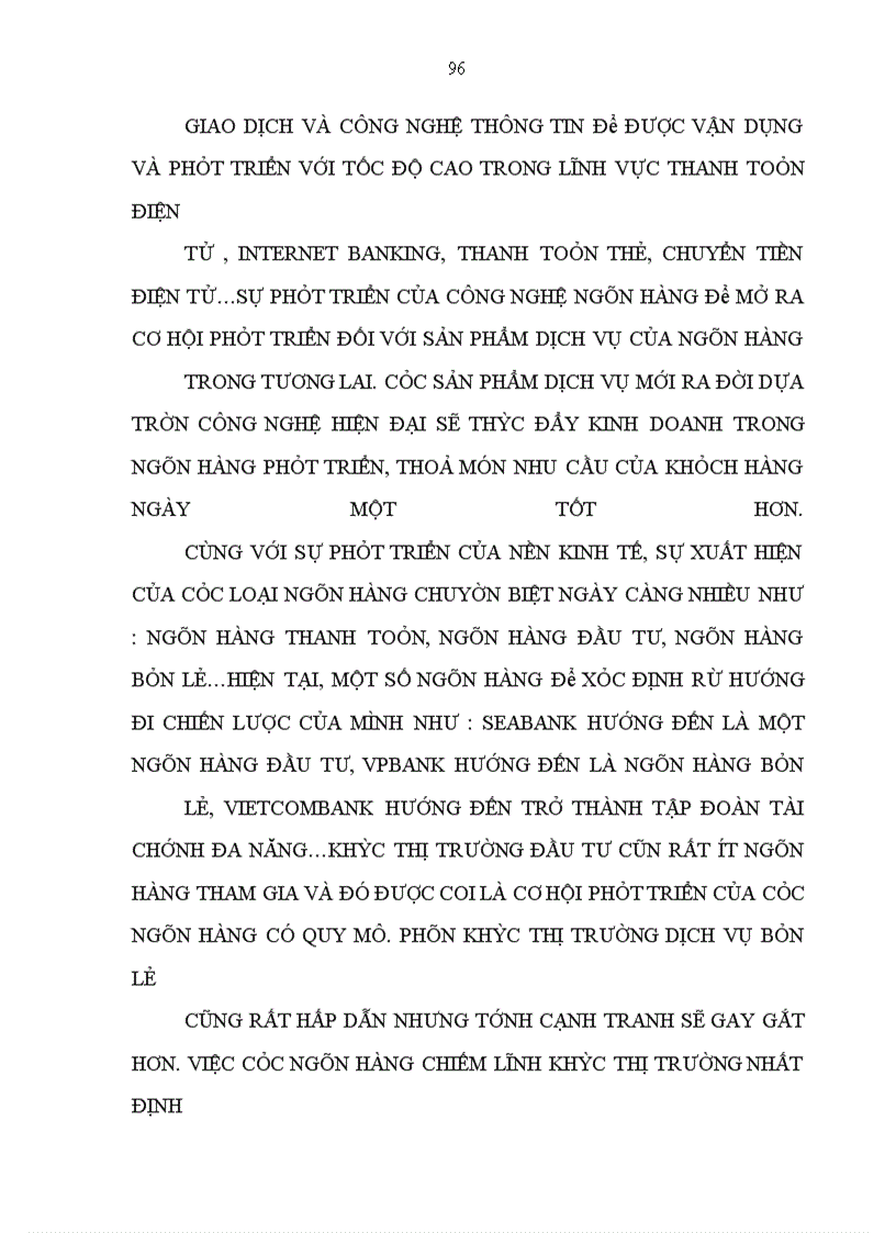 image for page Hoàn thiện chiến lược sản phẩm tại ngân hàng ngoại thương Việt Nam Chi nhánh Thăng Long