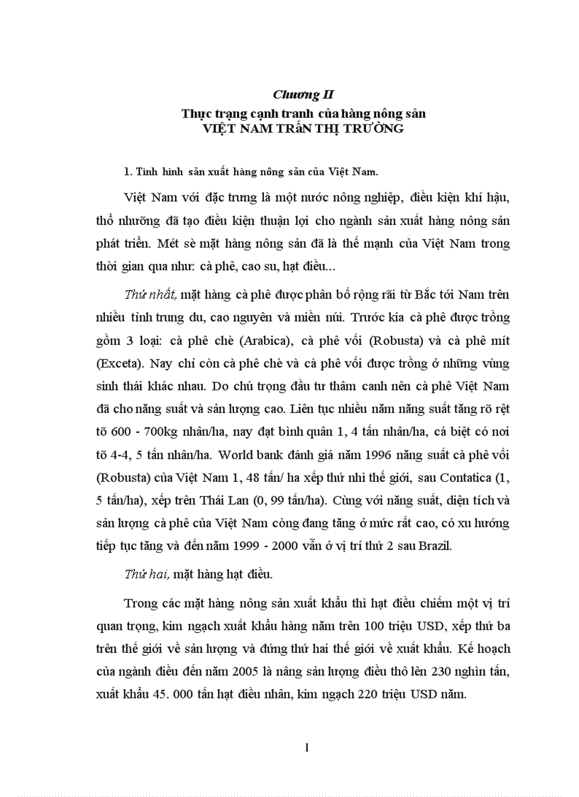 image for page Một số biện pháp chủ yếu nhằm nâng cao khả năng cạnh tranh của nông sản Việt Nam trên thị trường trong quá trình hội nhập