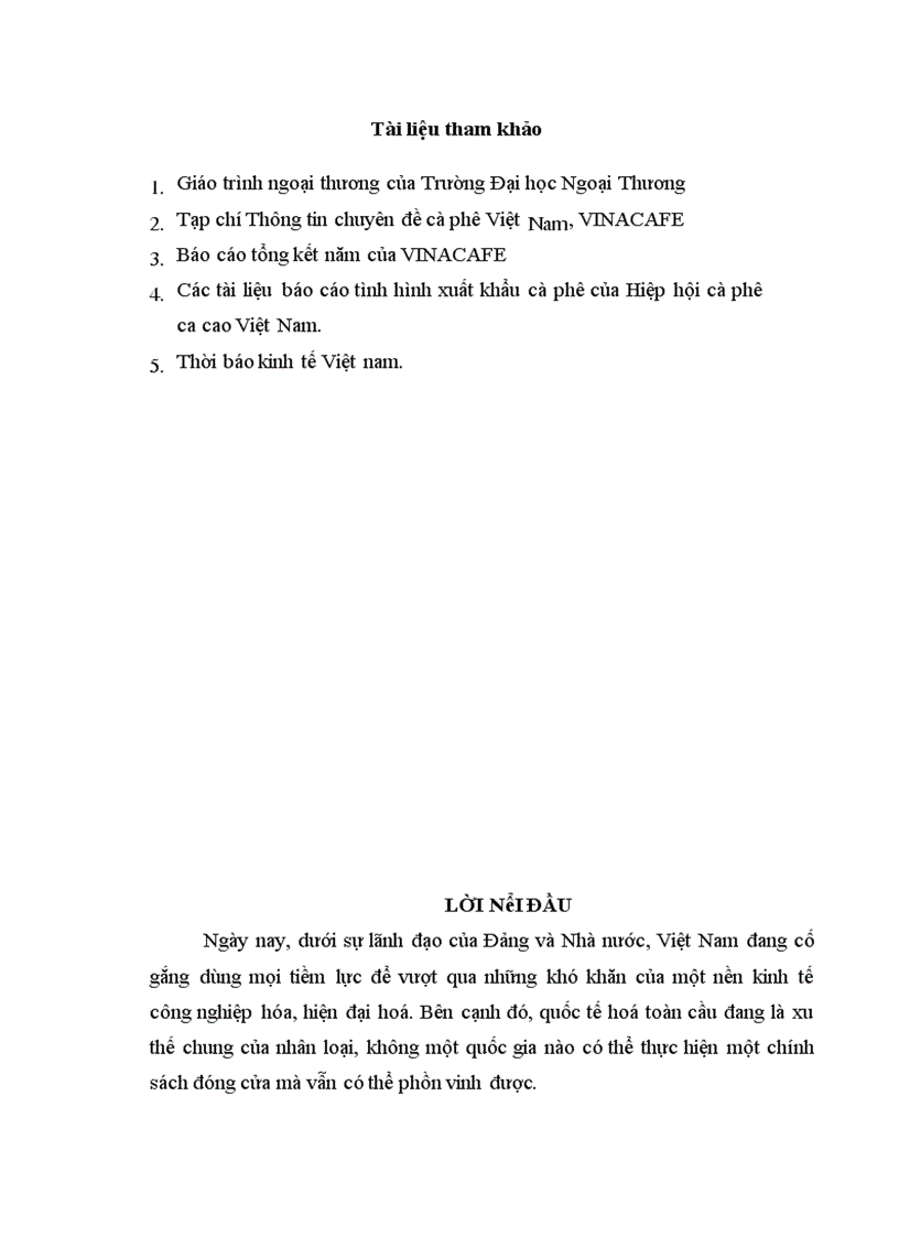 image for page Một số giải pháp Marketing cho xuất khẩu cà phê ở Việt Nam