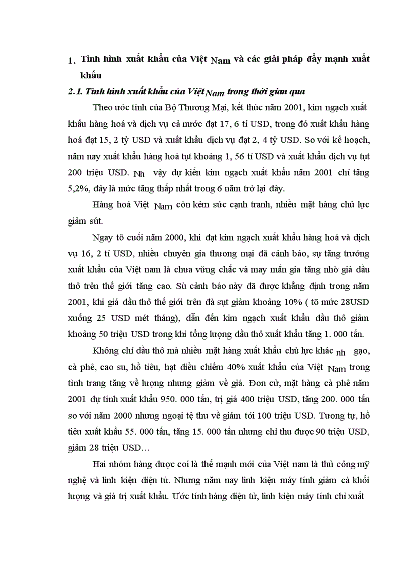 image for page Một số giải pháp Marketing cho xuất khẩu cà phê ở Việt Nam