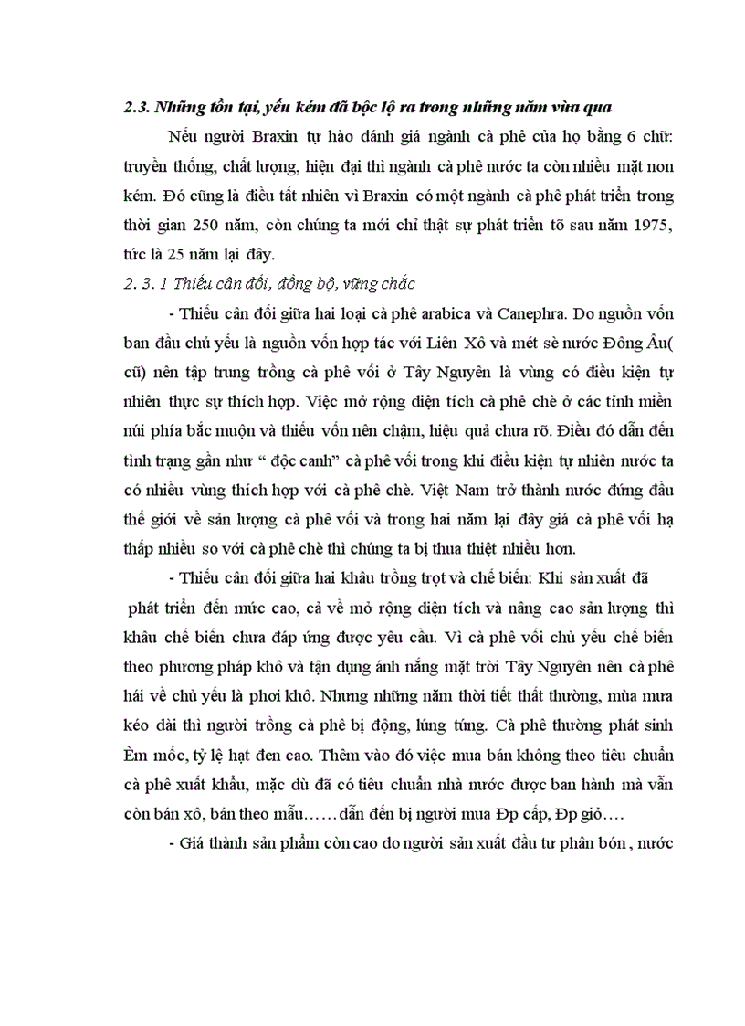 image for page Một số giải pháp Marketing cho xuất khẩu cà phê ở Việt Nam