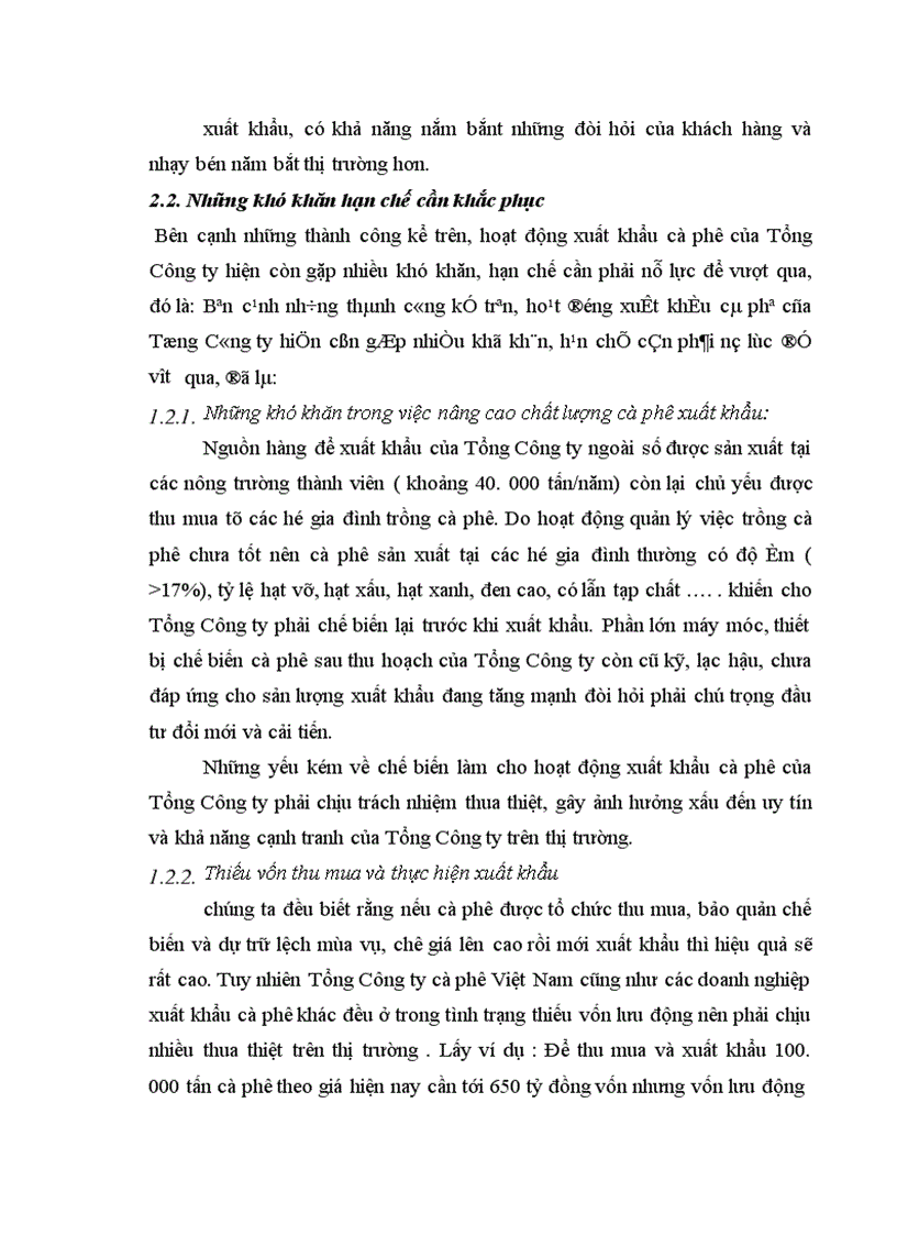 image for page Một số giải pháp Marketing cho xuất khẩu cà phê ở Việt Nam