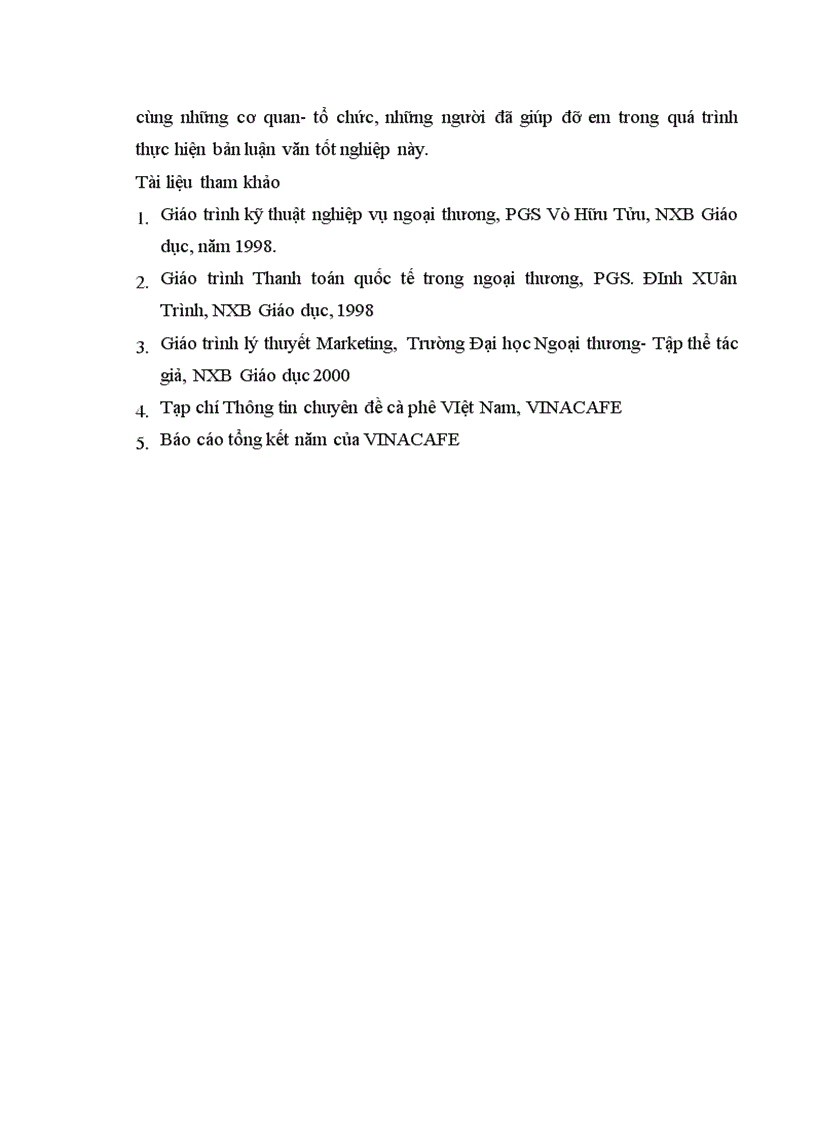 image for page Một số giải pháp Marketing cho xuất khẩu cà phê ở Việt Nam